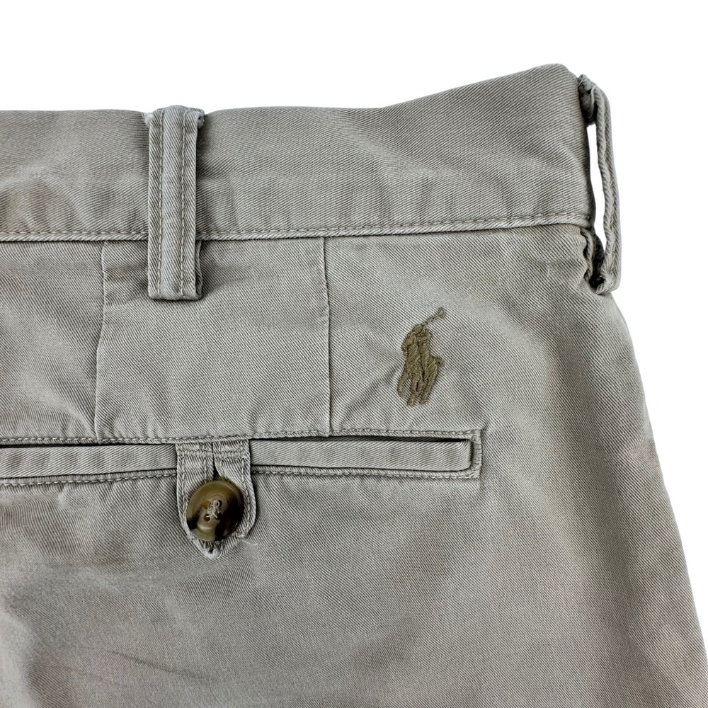Polo Ralph Lauren Mens Stretch Straight Fit Chino Pants Khaki Tan 36/30 36x30